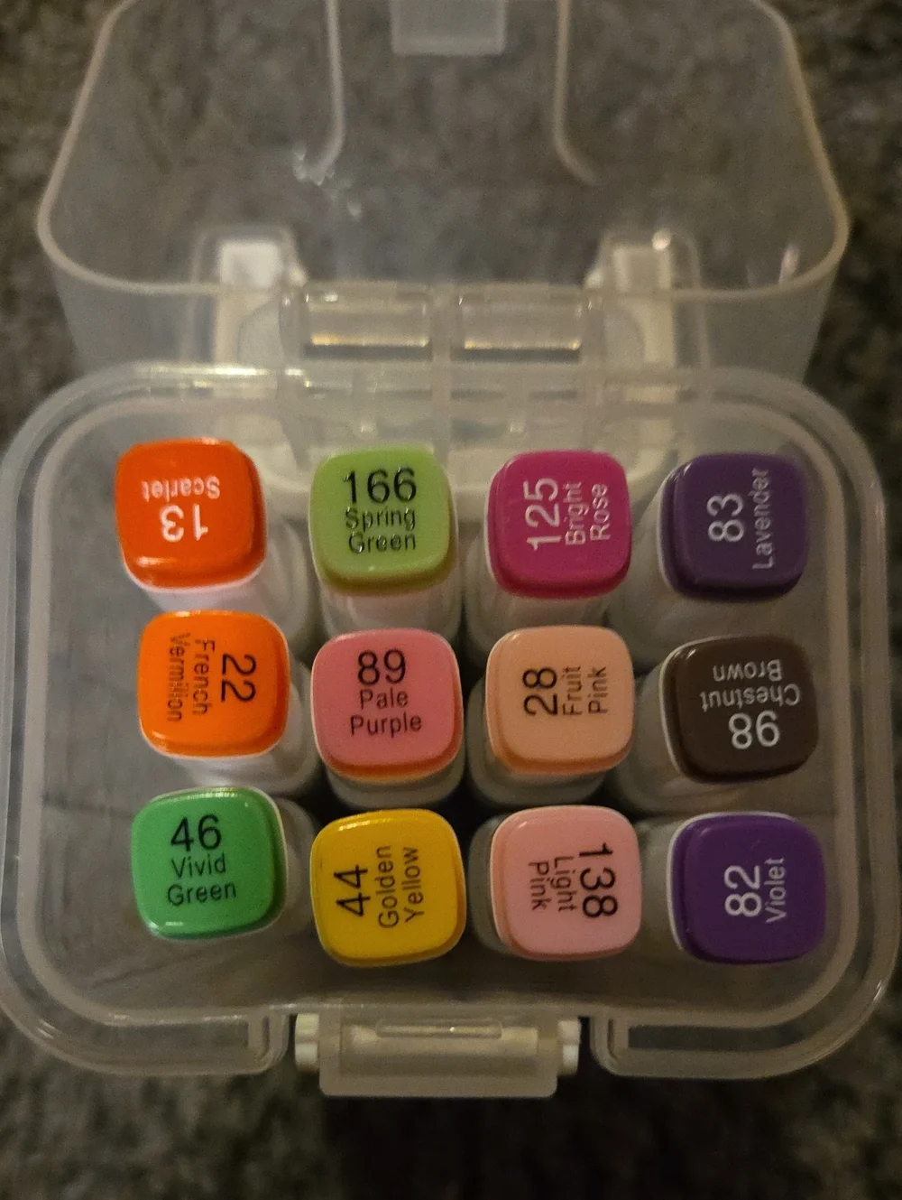 Alcohol Doubble Ended Markers 12 Pack